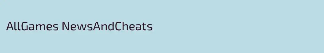 AllGames NewsAndCheats
